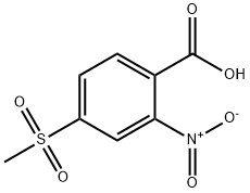 2-Nitro-4-methylsulfonylbenzoic acid 구조식 이미지