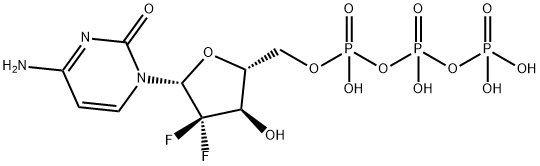 2',2'-difluorodeoxycytidine 5'-triphosphate Structure