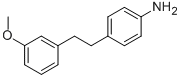 BENZENAMINE, 4-[2-(3-METHOXYPHENYL)ETHYL]- 구조식 이미지