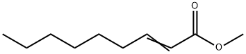 Methyl trans-2-nonenoate 구조식 이미지