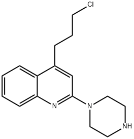 2-(4-(3-chloropropyl)piperazinyl)quinoline Structure