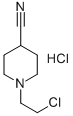 1-(2-CHLOROETHYL)-4-CYANOPIPERIDINE HYDROCHLORIDE Structure