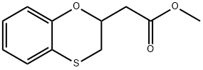 (2,3-DIHYDRO-BENZO[1,4]OXATHIIN-2-YL)-ACETIC ACID METHYL ESTER Structure