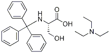L-Serine, N-(triphenylMethyl)-, coMpd. with N,N-diethylethanaMine (1:1) Structure