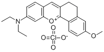 10-DIETHYLAMINO-3-METHOXY-6,12A-DIHYDRO-5H-BENZO[C]XANTHYLIUM PERCHLORATE Structure