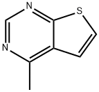 티에노[2,3-d]피리미딘,4-메틸-(9Cl) 구조식 이미지
