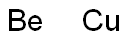 COPPER BERYLLIUM Structure