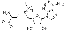S-ADENOSYL-L-[METHYL-3H]메치오닌 구조식 이미지