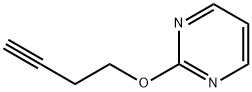 Pyrimidine, 2-(3-butynyloxy)- (9CI) Structure