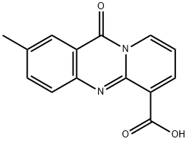 2-Methyl-11-oxo-11H-pyrido[2,1-b]quinazoline-6-carboxylicacid Structure