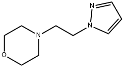 1-(2-모르폴리노에틸)피라졸 구조식 이미지