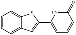 6-[벤조(b)티오펜-2-일]-2-하이드록시피리딘 구조식 이미지
