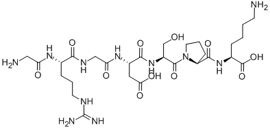 GLY-ARG-GLY-ASP-SER-PRO-LYS Structure