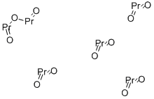 Praseodymium Oxide 구조식 이미지