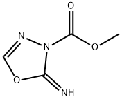 1,3,4-Oxadiazole-3(2H)-carboxylicacid,2-imino-,methylester(9CI) Structure