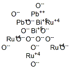 dibismuth dilead tetraruthenium tridecaoxide Structure