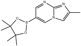 IMidazo[1,2-a]pyriMidine, 2-Methyl-6-(4,4,5,5-tetraMethyl-1,3,2-dioxaborolan-2-yl)- 구조식 이미지