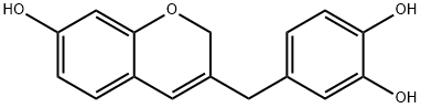 7,3',4'-Trihydroxy-3-benzyl-2H-chroMene Structure