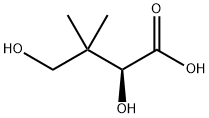 (2S)-2,4-Dihydroxy-3,3-dimethylbutanoic acid Structure