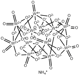 Ammonium paratungstate Structure