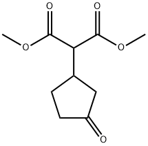 프로판디오익산,2-(3-옥시사이클로펜틸)-,1,3-디메틸에스테르 구조식 이미지
