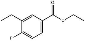 에틸3-에틸-4-플루오로벤조에이트 구조식 이미지