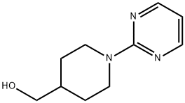1-(2-피리미디닐)피페리딘-4-메탄올 구조식 이미지