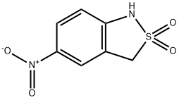 5-nitro-1,3-dihydro-2,1-benzisothiazole 2,2-dioxide Structure