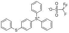 (4-PHENYLTHIOPHENYL)DIPHENYLSULFONIUM TRIFLATE Structure