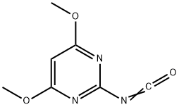 2-ISOCYANATO-4,6-DIMETHOXYPYRIMIDINE 구조식 이미지