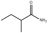 2-methylbutyramide 구조식 이미지