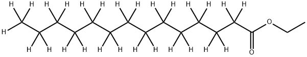 Ethyl Myristate-d27 Structure