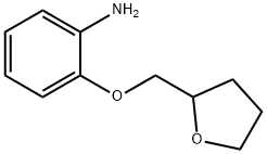 BENZENAMINE, 2-[(TETRAHYDRO-2-FURANYL)METHOXY]- 구조식 이미지