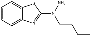 벤조티아졸,2-(1-부틸히드라지노)-(9CI) 구조식 이미지