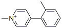 1-methyl-4-(2-methylphenyl)pyridinium Structure