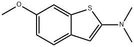 벤조[b]티오펜-2-아민,6-메톡시-N,N-디메틸- 구조식 이미지