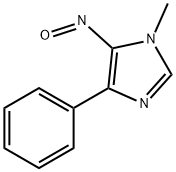 1-methyl-4-phenyl-5-nitrosoimidazole Structure