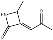 2-아제티디논,4-메틸-3-(2-옥소프로필리덴)-,(E)-(9CI) 구조식 이미지