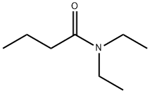 N,N-디에틸부티라마이드 구조식 이미지