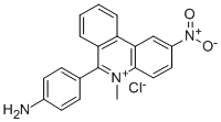 6-(p-Aminophenyl)-5-methyl-2-nitrophenanthridinium chloride Structure