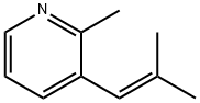 Pyridine, 2-methyl-3-(2-methyl-1-propenyl)- (9CI) 구조식 이미지