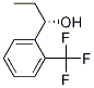 (S)-1-(2-(트리플루오로메틸)페닐)프로판올 구조식 이미지