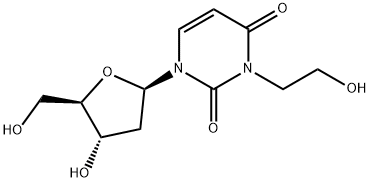 3-hydroxyethyldeoxyuridine Structure