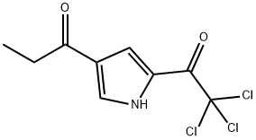 1-[5-(2,2,2-TRICHLOROACETYL)-1H-PYRROL-3-YL]-1-PROPANONE Structure