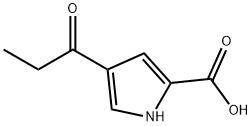 4-PROPIONYL-1H-PYRROLE-2-CARBOXYLIC ACID Structure