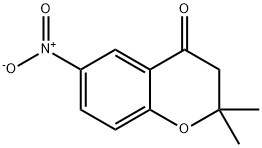 2,2-다이메틸-6-니트로-크롬-4-원 구조식 이미지