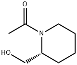 2-Piperidinemethanol, 1-acetyl-, (2R)- (9CI) Structure