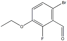 6-BROMO-3-CHLORO-2-FLUOROBENZALDEHYDE Structure