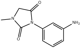 3-(3-아미노페닐)-1-메틸-2,4-이미다졸리딘디온(SALTDATA:FREE) 구조식 이미지