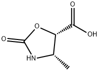 5-Oxazolidinecarboxylicacid,4-methyl-2-oxo-,(4S-cis)-(9CI) Structure